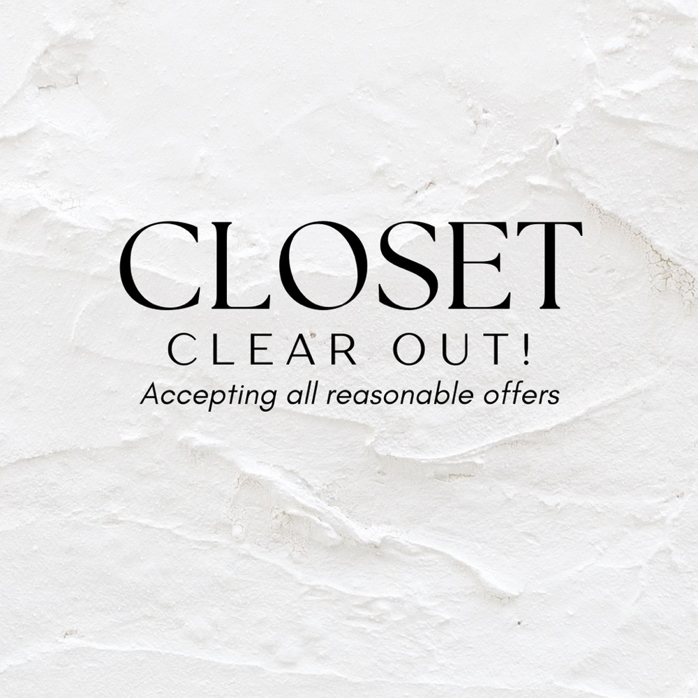 CLOSET CLEAR OUT!